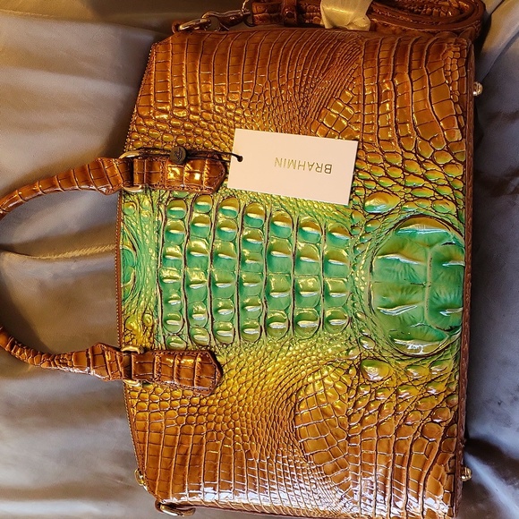 Brahmin Duxbury satchel cactus ombre - Picture 5 of 8